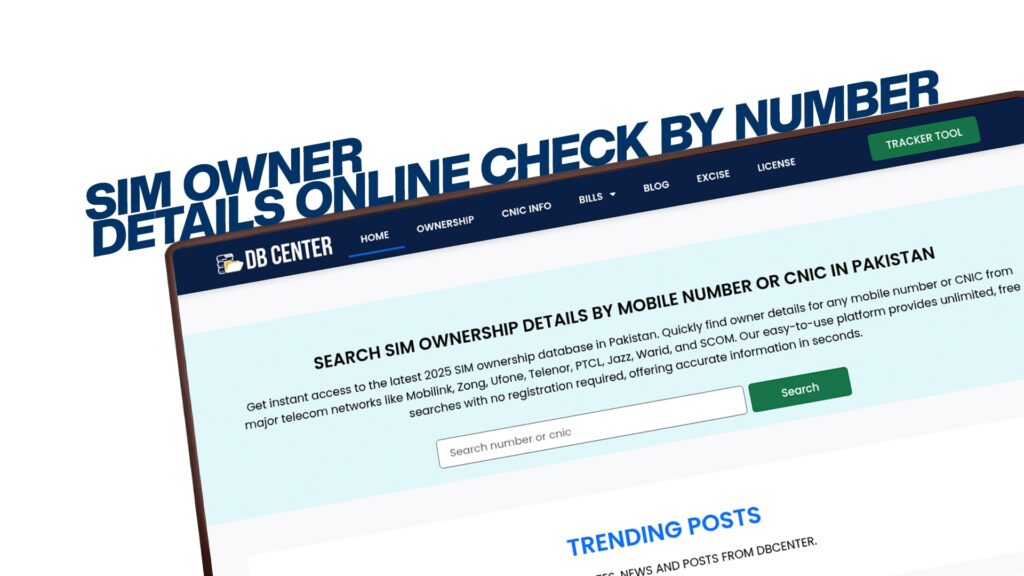 SIM Owner Details Online Check By Number