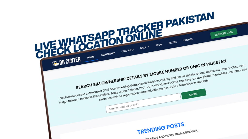 Live WhatsApp Tracker Pakistan – Check Location Online