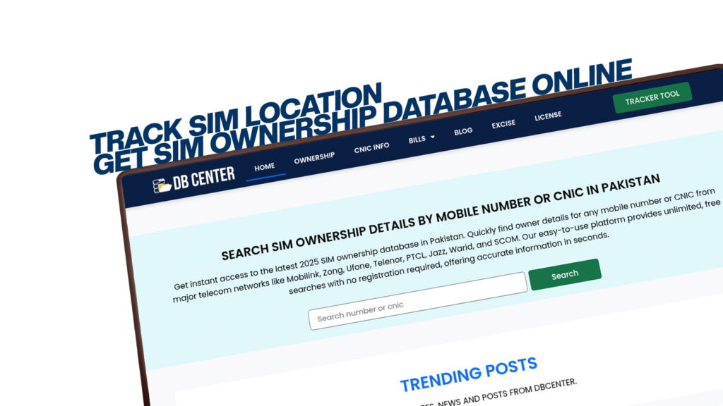 Track SIM Location - Get SIM Ownership Database Online